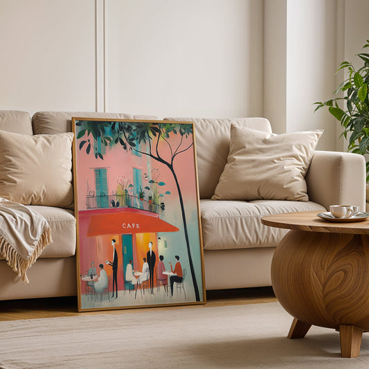 Canvas Art in a Lifestyle Setting