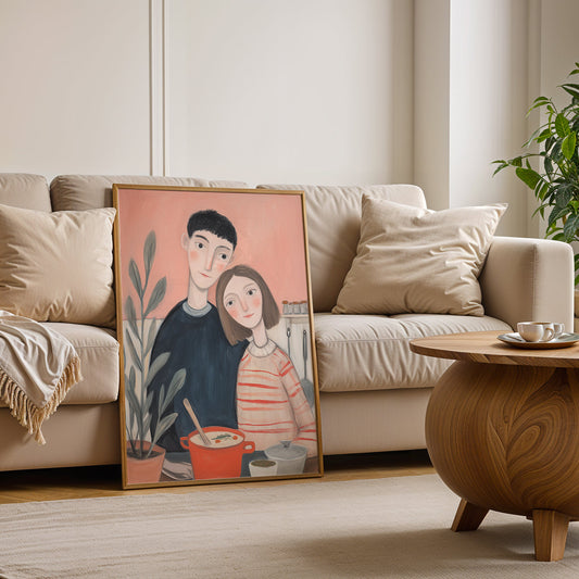 Canvas Art in a Lifestyle Setting