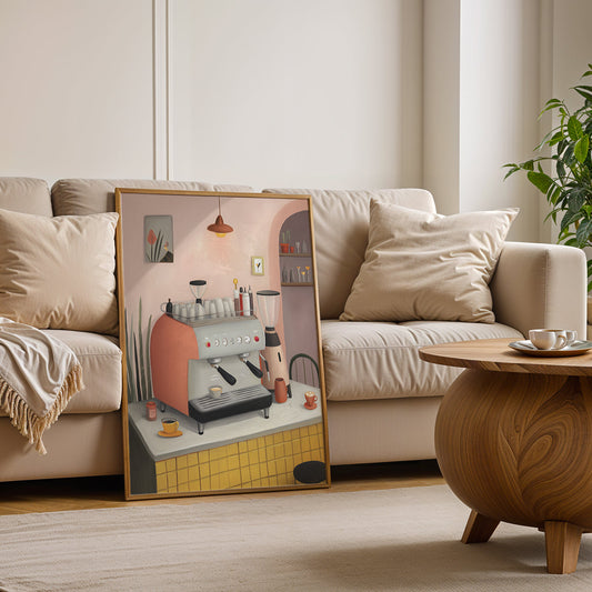 Canvas Art in a Lifestyle Setting