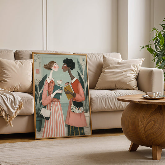 Canvas Art in a Lifestyle Setting