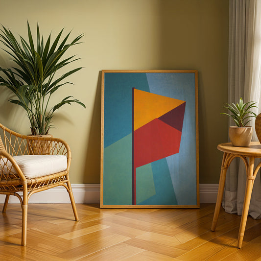 Canvas Art in a Lifestyle Setting