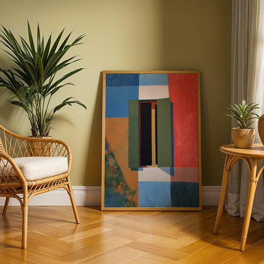 Canvas Art in a Lifestyle Setting