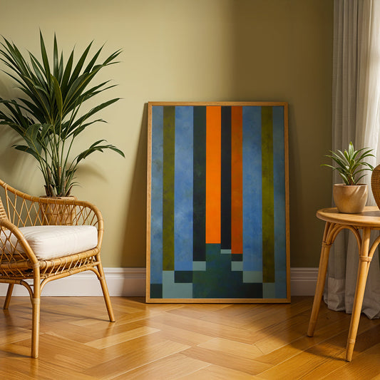 Canvas Art in a Lifestyle Setting