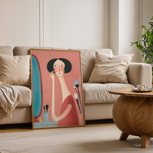 Canvas Art in a Lifestyle Setting
