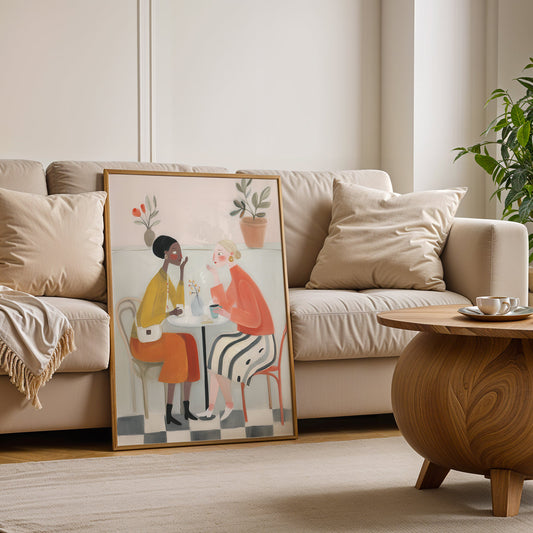 Canvas Art in a Lifestyle Setting