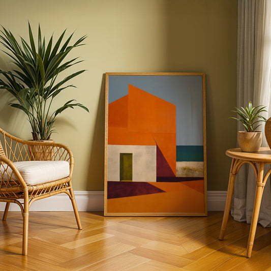 Canvas Art in a Lifestyle Setting
