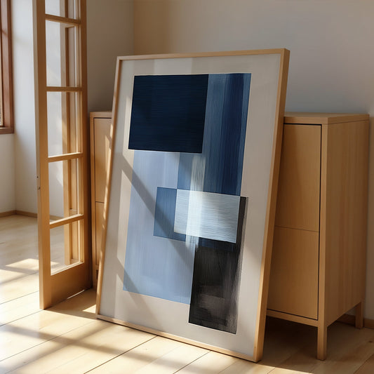 Abstract Painting for Home Indigo Dreams by NYC Abstract