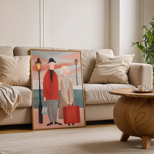 Canvas Art in a Lifestyle Setting