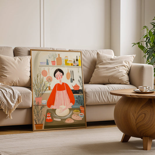 Canvas Art in a Lifestyle Setting