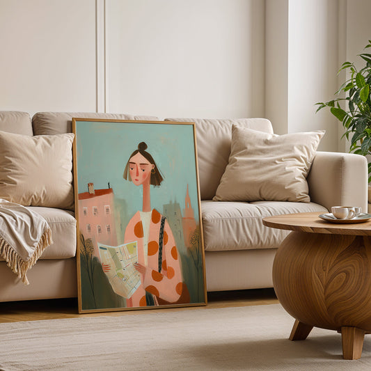 Canvas Art in a Lifestyle Setting