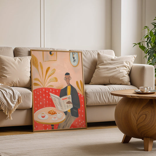 Canvas Art in a Lifestyle Setting