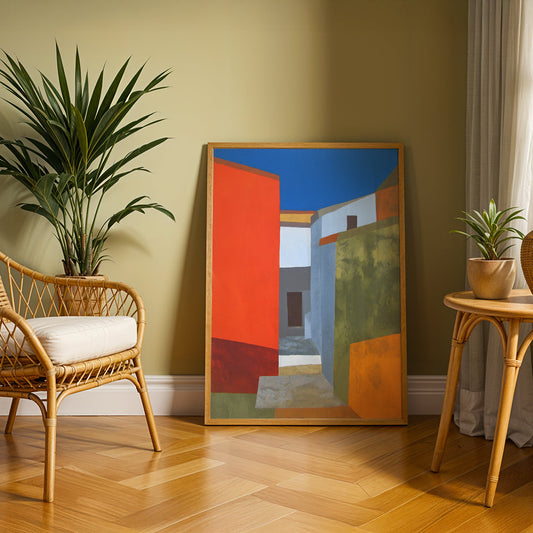 Canvas Art in a Lifestyle Setting