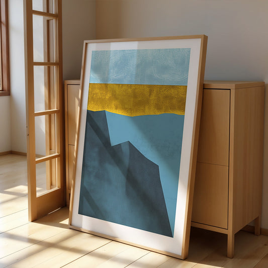Abstract Painting for Home Oceanic Imprint by NYC Abstract