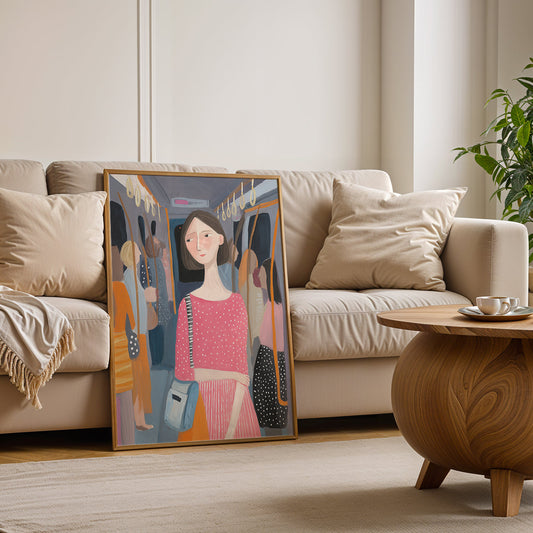 Canvas Art in a Lifestyle Setting