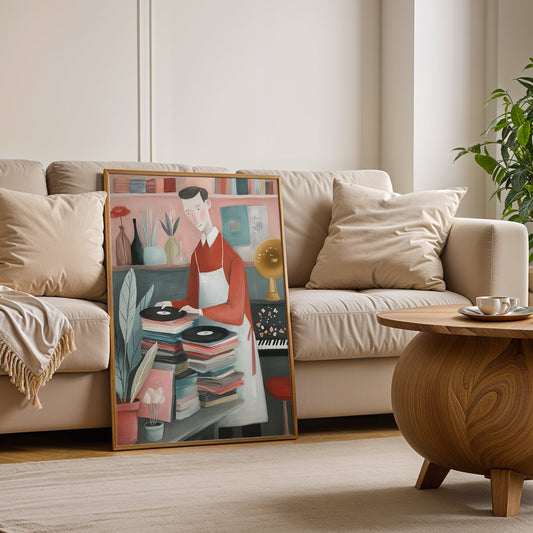 Canvas Art in a Lifestyle Setting