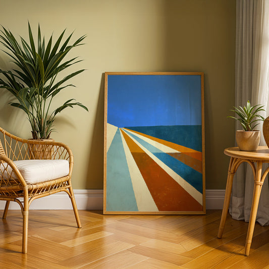 Canvas Art in a Lifestyle Setting