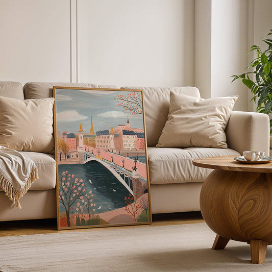 Canvas Art in a Lifestyle Setting