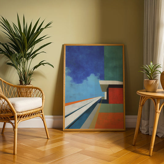 Canvas Art in a Lifestyle Setting
