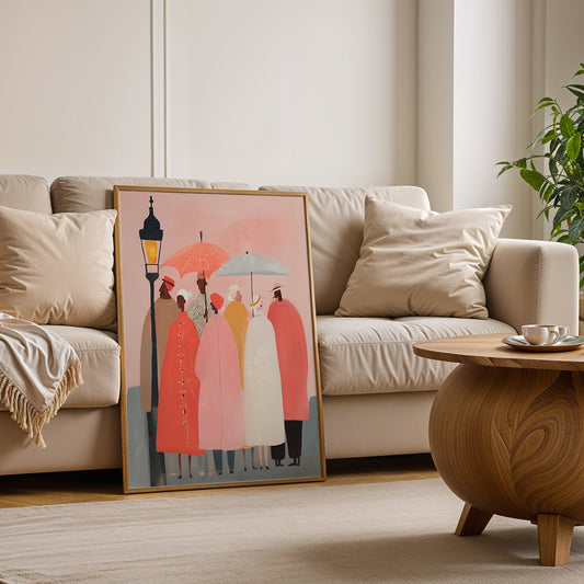 Canvas Art in a Lifestyle Setting