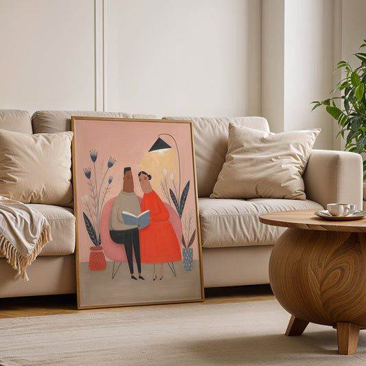 Canvas Art in a Lifestyle Setting