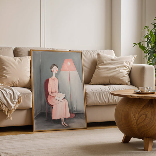 Canvas Art in a Lifestyle Setting