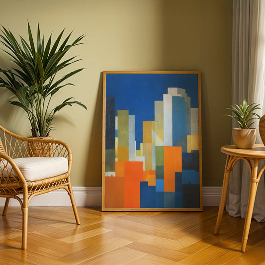 Canvas Art in a Lifestyle Setting