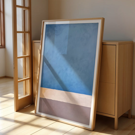 Abstract Painting for Home Sapphire Symmetry by NYC Abstract