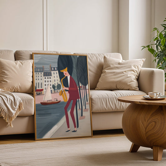 Canvas Art in a Lifestyle Setting