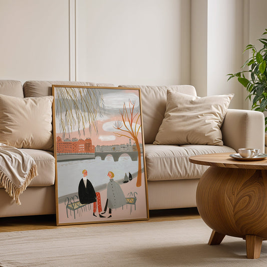 Canvas Art in a Lifestyle Setting