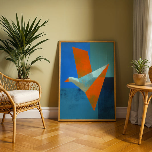 Canvas Art in a Lifestyle Setting