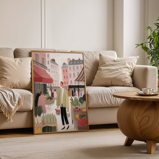 Canvas Art in a Lifestyle Setting