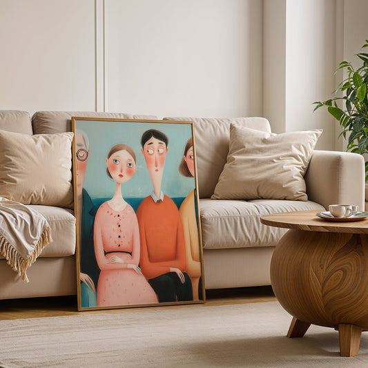 Canvas Art in a Lifestyle Setting