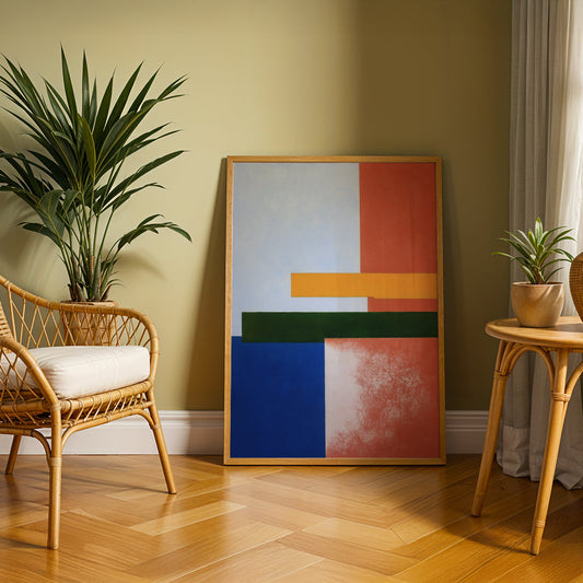 Canvas Art in a Lifestyle Setting