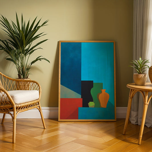 Canvas Art in a Lifestyle Setting