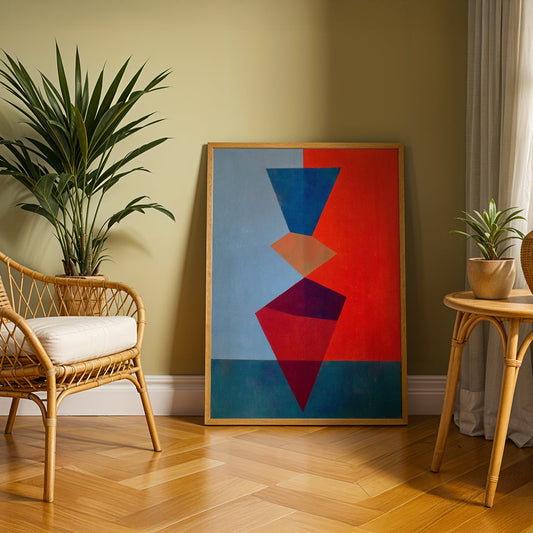Canvas Art in a Lifestyle Setting