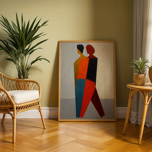 Canvas Art in a Lifestyle Setting