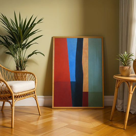 Canvas Art in a Lifestyle Setting