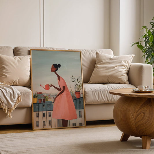 Canvas Art in a Lifestyle Setting