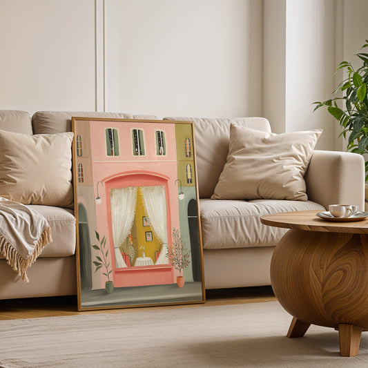 Canvas Art in a Lifestyle Setting