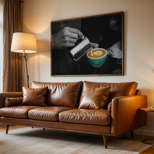 Cafe Artwork in a Lifestyle Setting