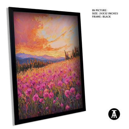 Artwork in Metal Earling Silver Frame