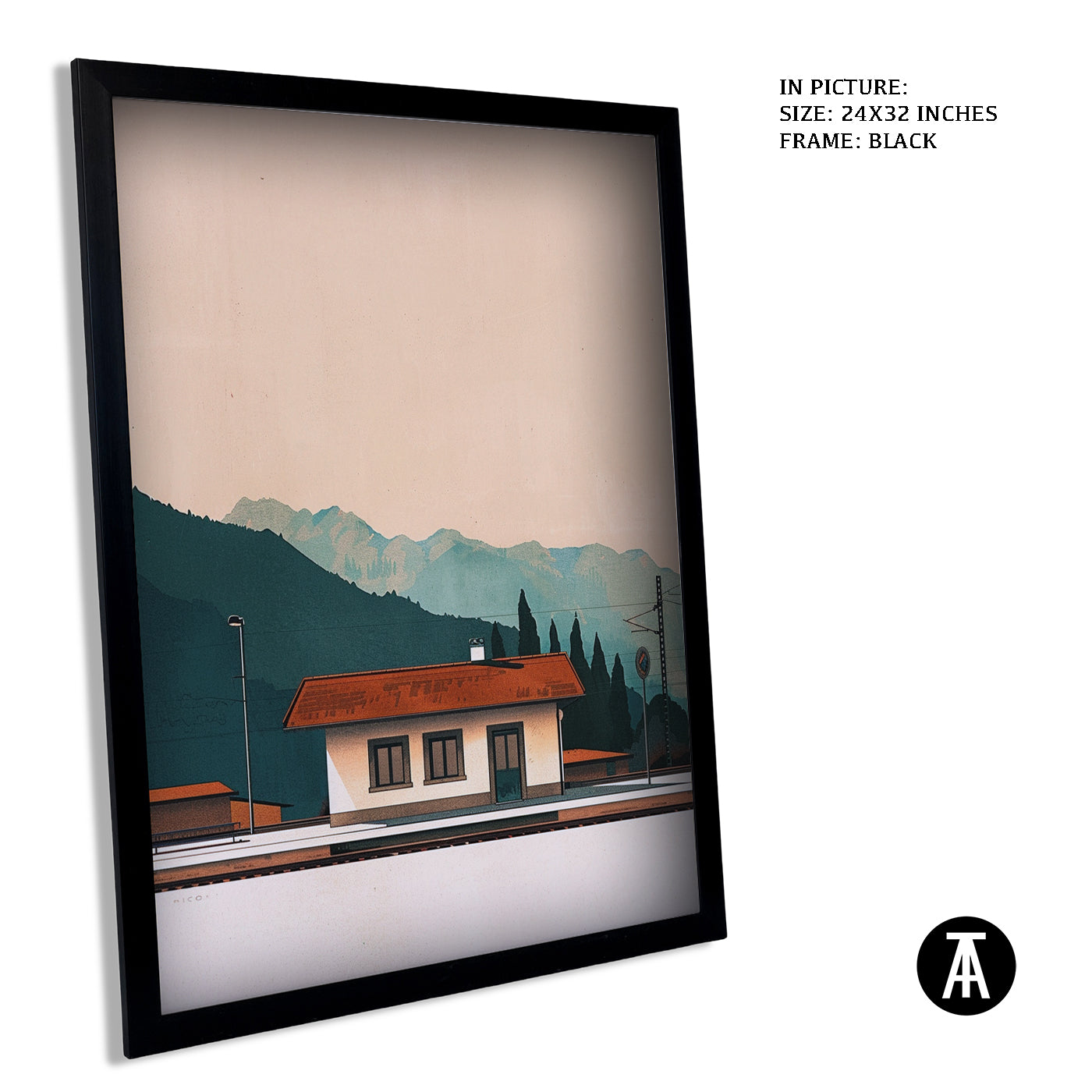 Artwork in Black Frame