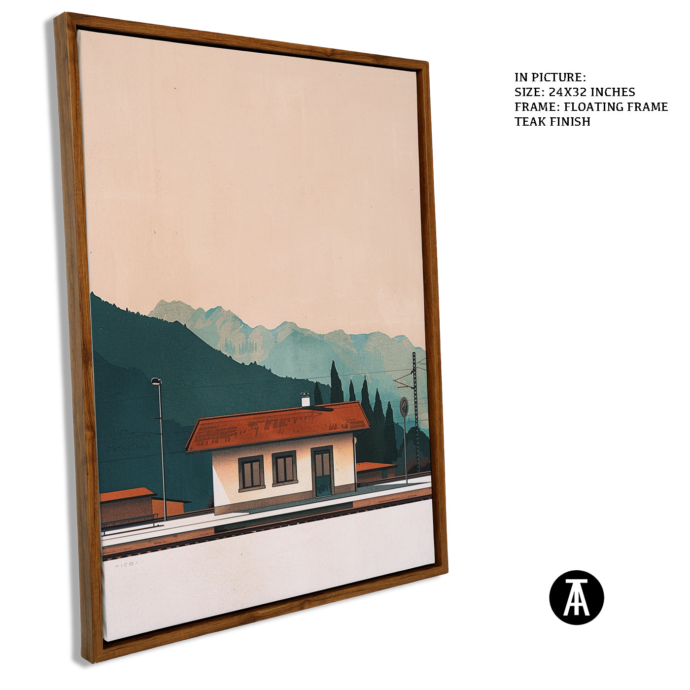 Artwork in Floating Frame