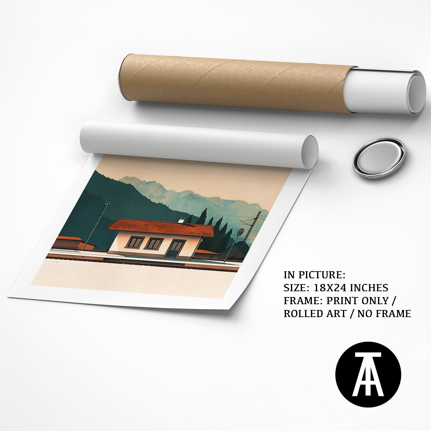 Artwork as Print Only or Rolled Art