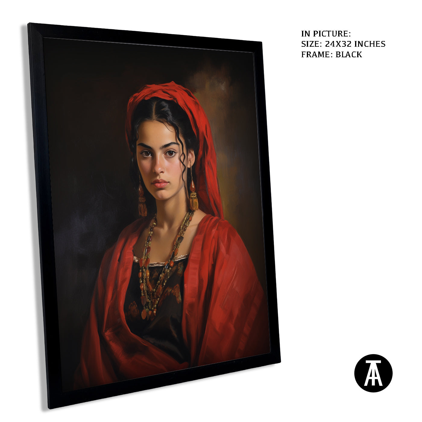 Artwork in Metal Earling Silver Frame