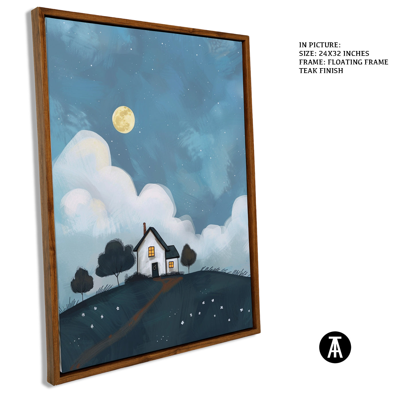 Artwork in Floating Frame