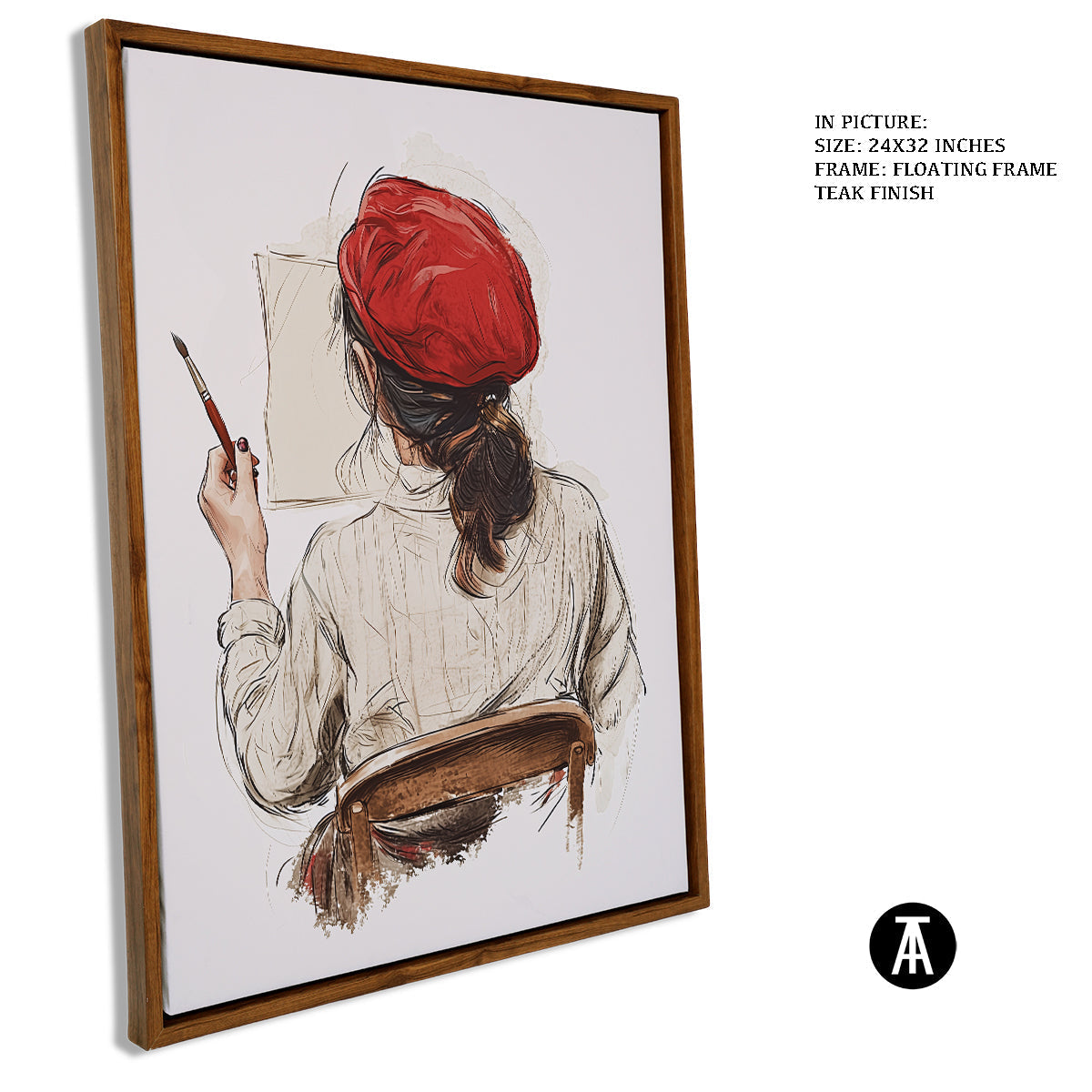 Artwork in Floating Frame