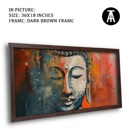 Artwork in Metal Champagne Gold Frame