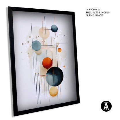 Sample Artwork in Black Frame
