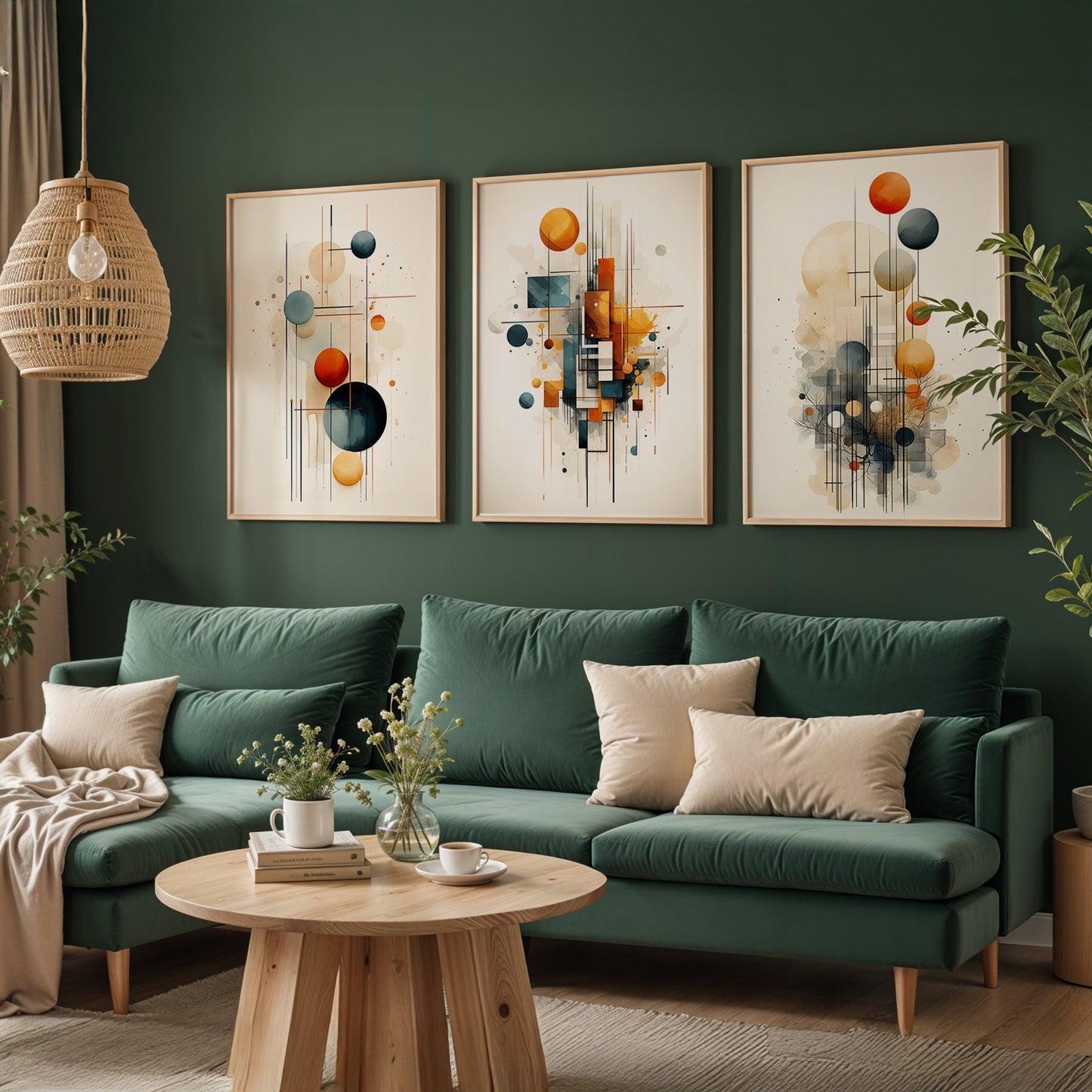 Gallery Wall Set in Lifestyle Setting